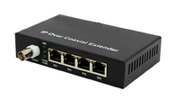 10 / 100M Ethernet'ten BNC'ye Koaks Dönüştürücü 4ch Ethernet Bağlantı Noktaları 1 BNC