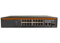16+2+1 POE Ethernet Anahtarı 16 POE ve 2 RJ45 ve 1 SFP Bağlantı Noktası
