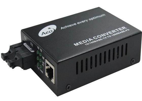 1 SC ve 1 Ethernet Bağlantı Noktalı 20km 10/100M 1310/1550nm Fiber Ethernet Anahtarı