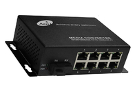 Duvara Monte 10/100Base-TX SC Gigabit Ethernet Fiber Anahtar Hub 8 Bağlantı Noktası
