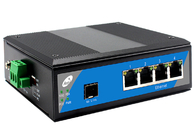 5 Bağlantı Noktalı SFP Ethernet Anahtarı, 1000Mbps Endüstriyel POE Gigabit Anahtarı