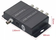 4ch Video Multiplexer 500m 4 BNC, Analog Sinyal Birleştirici Üzerinden RS485 Kontrollü
