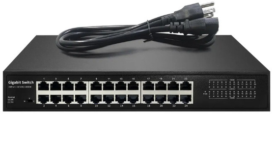 Yönetilmeyen Ethernet 24 Bağlantı Noktalı POE Anahtarı, 24 Bağlantı Noktalı Tam Gigabit Anahtarı