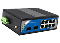 32Gbps 10 Bağlantı Noktalı 8+2 SFP Fiber Anahtar, 8 Ethernet Bağlantı Noktası ve 2 SFP Yuvası