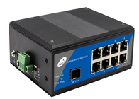 Tek Fiber Port POE Ethernet Değiştiricisi 8 Portlu Dış Güç kaynağı ile