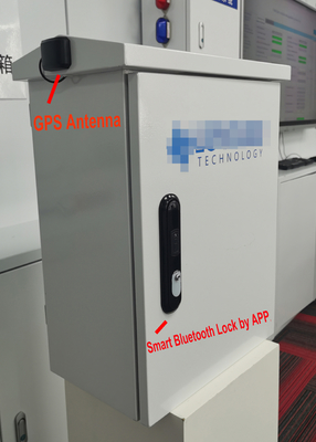 Zeki IOT Kutusu Sıcaklık Kontrolü Fan Akıllı 4G Modülü Bluetooth Kilitli