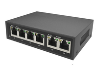 Full Gigabit 6 Port POE Ethernet Switch 1-4 Destek BT PoE MAX 90W