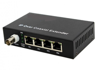 10/100Mbps IP Koaksiyel Genişletici Üzerine 2KM 1 BNC ve 4 Ethernet Portları ile