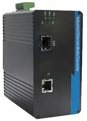 Endüstriyel SFP Fiber Switch 1 Port 100BASE SFP + 1 Port 10 / 100BASE-T