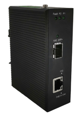 Endüstriyel 802.3bt 90W 10G PoE Medya Dönüştürücü Depolama ve İletişim Türü