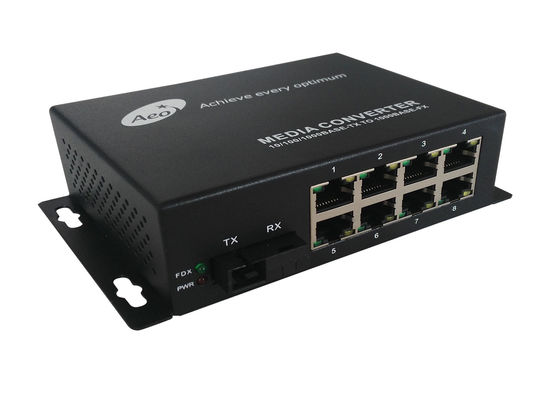 1310 / 1550nm Ticari Ortam Dönüştürücü, Fiber'den RJ45 Ortam Dönüştürücüsüne