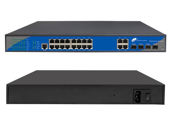 10/100 / 1000Mbps 16 Bağlantı Noktalı POE Yönetimli Anahtar