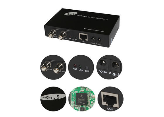 CE 10/100/1000M IP Ethernet Üzerinden Koaksiyel Dönüştürücü