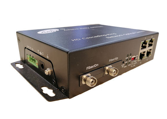 Basamaklı Gigabit Ethernet POE Anahtarı 4 POE Ethernet 2 Optik Bağlantı Noktası