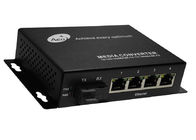 14 Gbps 4 Bağlantı Noktalı POE Ethernet Anahtarı Tek Fiber Tek Mod