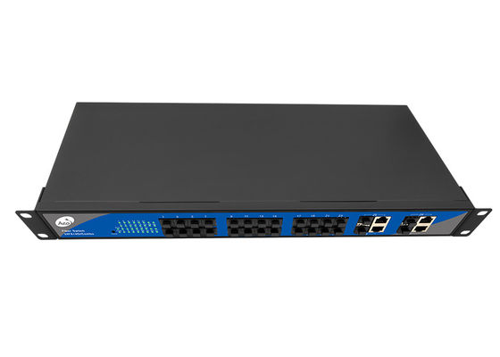10 / 100M 24 Bağlantı Noktalı POE Yönetimli Anahtar 4 Gigabit Combo Bağlantı Noktası