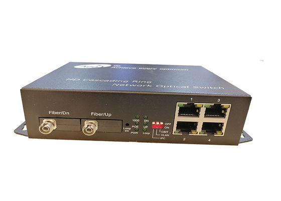 Basamaklı Fiber Optik Ethernet Anahtarı Tam Gigabit 4 Ethernet 2 Optik Bağlantı Noktası
