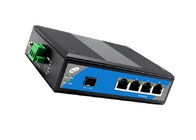 1000M Endüstriyel Yönetilmeyen Ethernet Anahtarı Gigabit 1 SFP Yuvası 4 Ethernet Bağlantı Noktası