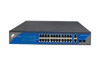 2 Gigabit Combo Bağlantı Noktalı 10 / 100M 24 Bağlantı Noktalı POE Ethernet Anahtarı