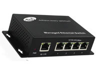 4 Port Gigabit Ethernet Ağ Anahtarı IPC Extender 250m VLAN CBIT Desteği