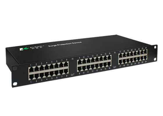 24 Bağlantı Noktalı Kendinden Uyarlamalı Güç Üzerinden Ethernet Aşırı Gerilim Koruyucu
