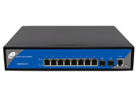 L2 Yönetilen 8 Bağlantı Noktalı POE Fiber Ethernet Anahtarı 2 Gigabit SFP Bağlantı Noktası