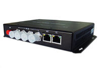 Bir 10/100Mbps Ethernet Bağlantı Noktalı 4 Kanallı HD SD SDI Optik Alıcı-Verici