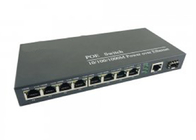 8POE+1RJ45+1Fiber Ethernet Medya Dönüştürücü Tam Gigabit 10 / 100 / 1000Mbps