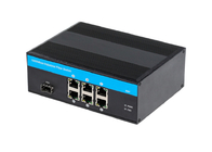 1 SFP Fiber ve 6 Endüstriyel Ethernet Bağlantı Noktası Fiber Anahtarı 10/100/1000Mbps