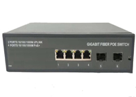 2 Sfp ile Tam Gigabit POE SFP Fiber Anahtarı Ethernet Anahtarı Poe 4 Bağlantı Noktası