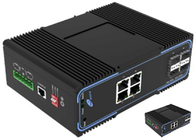 Yönetilen SFP Fiber Anahtarı Tam Gigabit 4 Ethernet POE Bağlantı Noktası ve 4 SFP Bağlantı Noktası