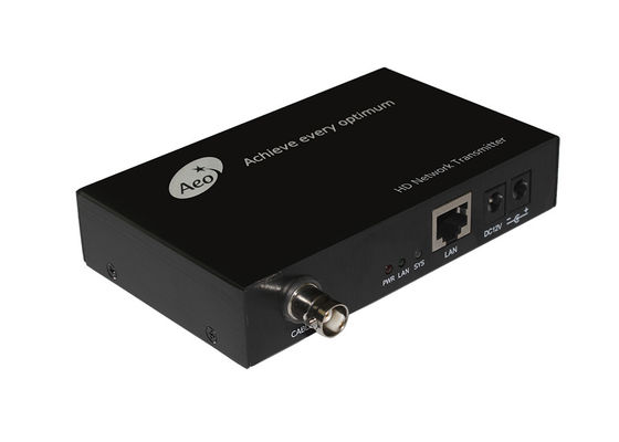 IP Dönüştürücüye 95Mbps Koaksiyel 1 10 / 100Mbps POE Ethernet 1 BNC Port