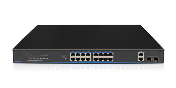 64Gbps Endüstriyel POE Ethernet Anahtarı, 16 Bağlantı Noktalı Gigabit Ethernet Anahtarı