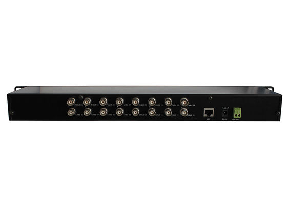 Koaksiyel Dönüştürücü Üzerinden 170Mbps Ethernet 16 BNC 1 Gigabit Ethernet Bağlantı Noktası